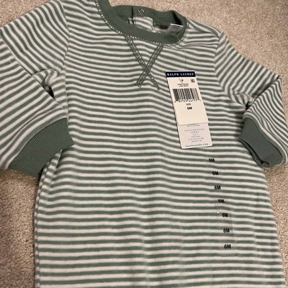 BNWT Ralph Lauren Velour Onesie 🤍